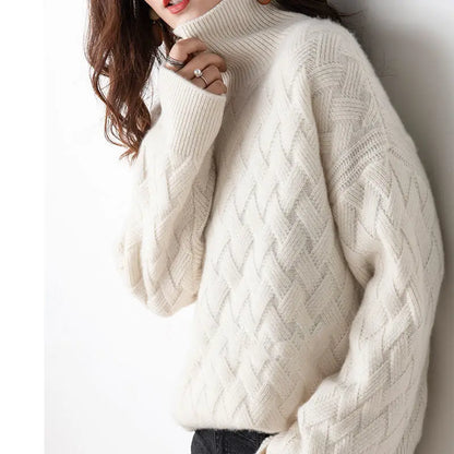 𝑪𝒉𝒆𝒓𝒓𝒚 | Jersey de cuello alto de invierno