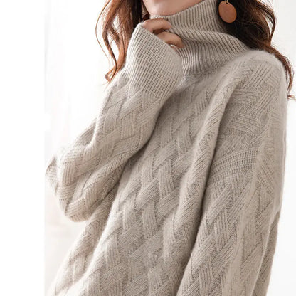 𝑪𝒉𝒆𝒓𝒓𝒚 | Jersey de cuello alto de invierno