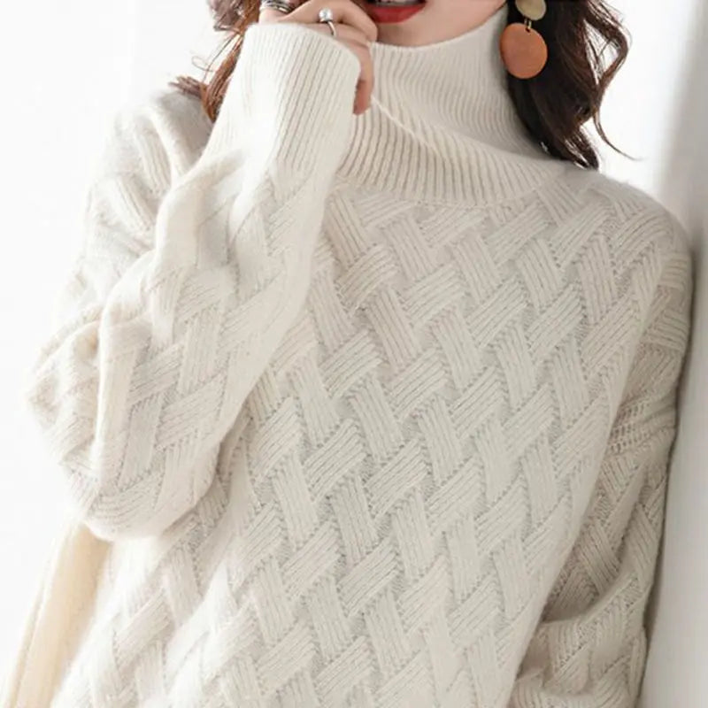 𝑪𝒉𝒆𝒓𝒓𝒚 | Jersey de cuello alto de invierno
