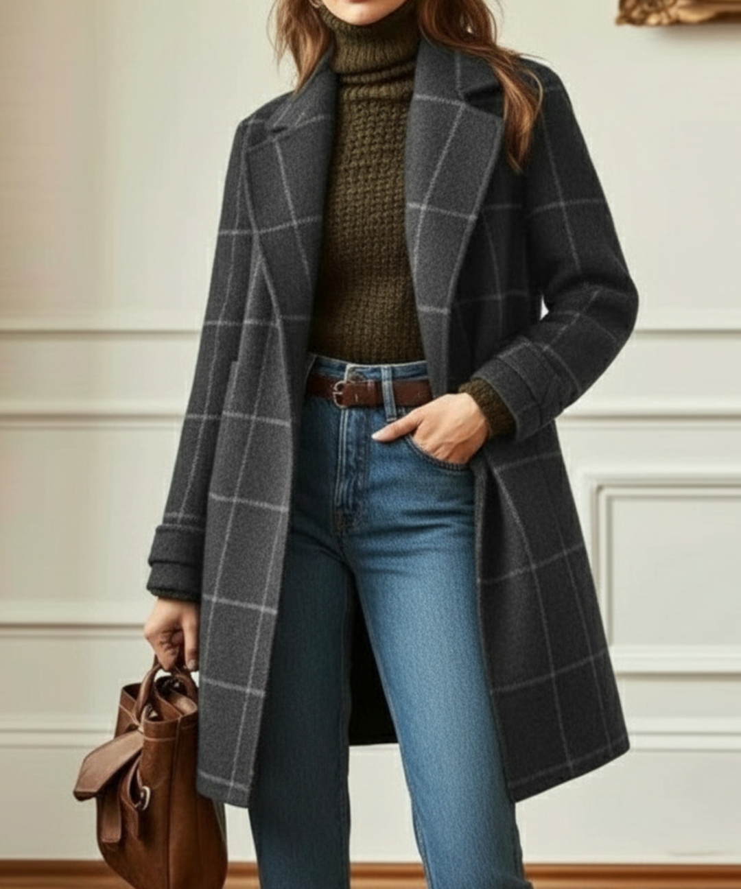 𝑵𝑨𝑬𝑳𝑰𝑻𝑯 – Abrigo de Cuadros Elegante