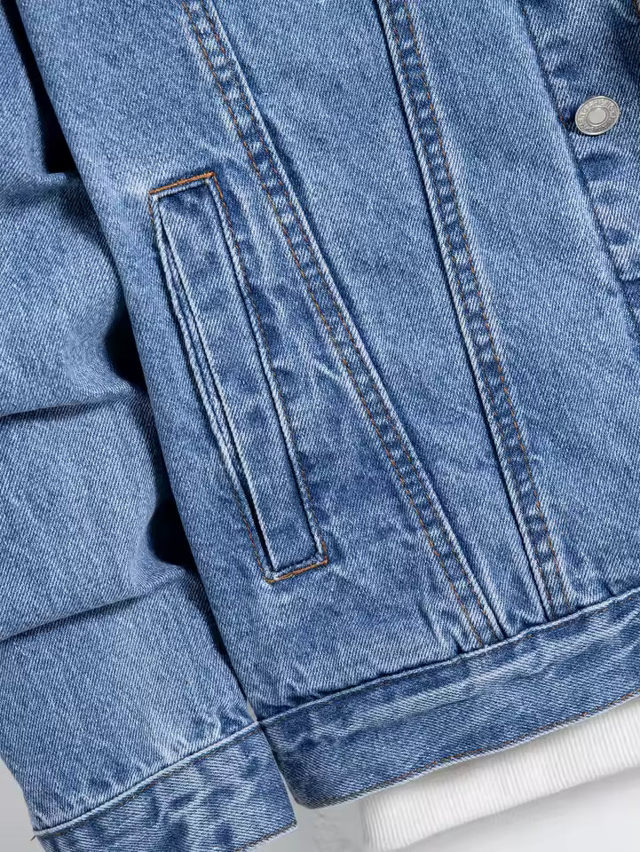 Chaqueta Denim Azul Hombre